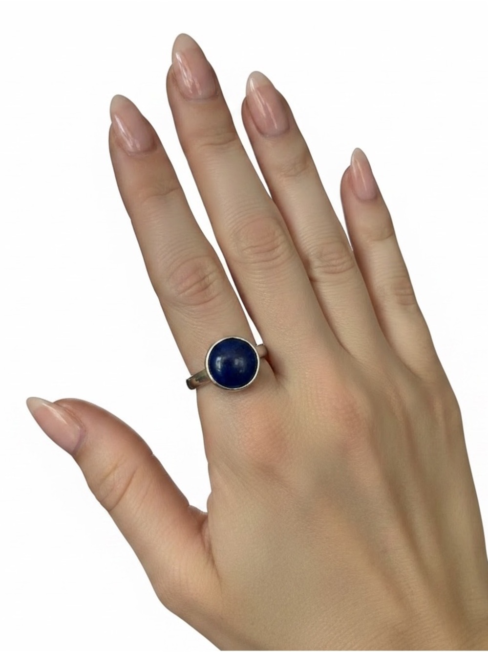 Silpada elegant .925 silver lapis ring size 5 1/2